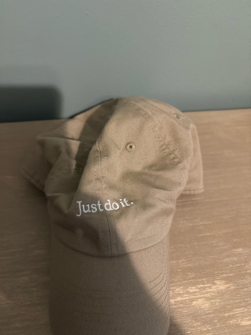Nike Tan 'Just do it.' Embroidered Cap